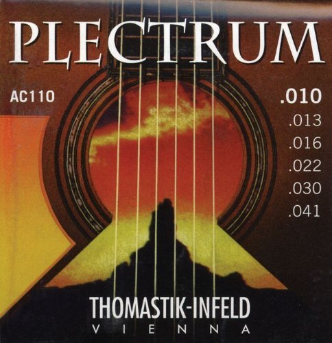 Thomastik AC110 Plectrum Bronze Extra Light Acoustic Guitar Strings